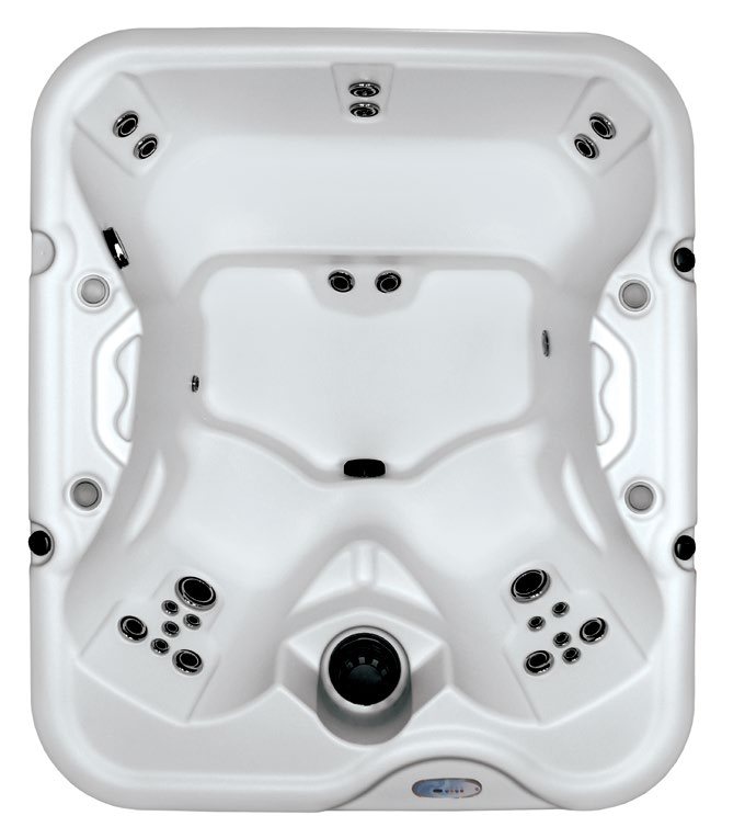 Jacuzzi Cove Spas C500LED visto desde arriba
